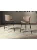 Angel Cerdá Hocker 4241 in Braun marmoriert/Anthrazitgrau – (B)52 x (H)92 x (T)48 cm