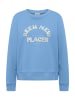 Cecil Sweatshirt mit Stickerei in Cloud Blue