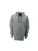 adidas Pullover Must Have Plain Full Zip Hoody Hooded in Grau