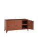 Beliani Büroschrank CARDIFF in Braun - (W) 120 x (H) 60 x (L) 40 cm