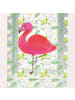Mr. & Mrs. Panda Deko Laterne Flamingo Classic ohne Spruch in Transparent