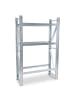 relaxdays Reifenregal in Silber - (B)120 x (H)180 x (T)50 cm