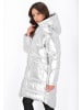 faina Women Coat in silver