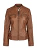 7eleven Lederjacke SEMARTA in Cognac