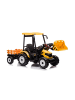 Wisam® Batteriebetriebener Traktor mit Anhänger Hercules Yellow 24V