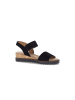 Gabor Plateau Sandalen in schwarz