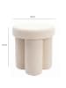 FineBuy Hocker und Sitzsäcke in Beige / Stoff / 40x40x45