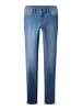 TWO SOON Slim Fit Jeans in Medium Blue Denim