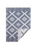 NORTHRUGS In- & Outdoor Wendeteppich Malibu Blau Creme