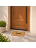 relaxdays Fußmatte Moin in Braun - (B)60 x (T)40 cm