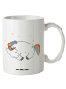 Mr. & Mrs. Panda Kaffeetasse Einhorn Nacht ohne Spruch in Weiß