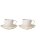 Villeroy & Boch 2er Set Espressotassen mit Untertassen For Me 70 ml in weiß