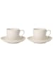 Villeroy & Boch 2er Set Espressotassen mit Untertassen For Me 70 ml in weiß