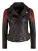 Buffalo Lederjacke BE Hot in BLACK-RED