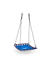 relaxdays Nestschaukel in Blau-Schwarz - (B)74 x (H)153 x (T)98 cm