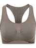 Hummel Hummel Sports Top Hmlmt Yoga Damen Dehnbarem Atmungsaktiv Schnelltrocknend Nahtlosen in DRIFTWOOD