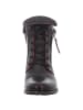 SIMEN Schnürstiefelette in schwarz