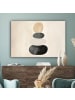 OnlyWow Leinwand Bilder Taupe