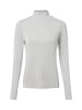 comma Langarmshirt in hellgrau