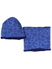 TupTam Unisex Kinder Beanie Mütze Schlauchschal Set in blue denim