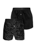adidas 2er Pack Active Woven Boxer  in Schwarz