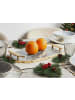 Beliani Serviergeschirr ZOGRAFOU in Grau/Gold - (W) 38 x (H) 2 x (L) 38 cm