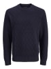 Jack & Jones Strickpullover in Night Sky