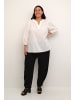 KAFFE curve Langarm-Bluse KCjolana Regular fit in Chalk