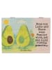 Mr. & Mrs. Panda Geschenkbox Avocado Pärchen Design mit Spruch in Weiß
