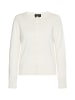 usha BLACK LABEL Damen Cardigan in Wollweiss