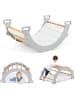 COSTWAY Kletterbogen mit weichem Kissen in Grau