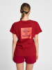 Hummel T-Shirt Hmloffgrid Damen in RHUBARB/NASTURTIUM