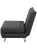 Beliani Einzelsofa SETTEN in Grau/Braun - (W) 104 x (H) 82 x (L) 90 cm