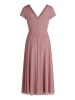 Vera Mont Cocktailkleid im Glitzer-Look in Silver/Rosé