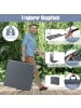 COSTWAY Campingtisch 180x74cm klappbar in Grau