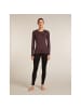 icebreaker Longsleeve Oasis Langarm in Bordeaux431
