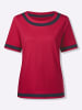 Sieh an! Kurzarmshirt in rot-marine