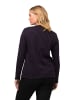 Ulla Popken Longshirt in dunkelviolett