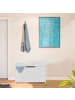 relaxdays Aufbewahrungstruhe in Weiß - (B)80 x (H)45 x (T)40 cm