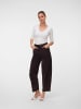 Vero Moda Barrel Cordhose in Chocolate Torte