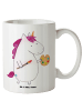 Mr. & Mrs. Panda Tasse Einhorn Künstler ohne Spruch in Weiß