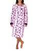 NORMANN Nachthemd langarm Kuschel interlock - 81951 in rosa