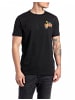Replay T-Shirt in schwarz