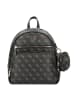 Guess Power Play City Rucksack 31 cm in dark black logo