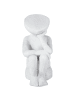 Beliani Gartenfigur FRIA in Grau - (W) 30 x (H) 46 x (L) 30 cm