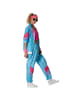 tectake Damenkostüm  Retro 80er 90er Jahre Jogginganzug Set Stylisches Design: Hellblaue