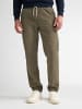 Petrol Industries Tapered Cord-Cargohose fletcher in Grün