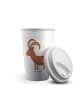 Mr. & Mrs. Panda Reisebecher Sternzeichen Steinbock ohne Spruch in Weiß