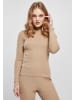 Urban Classics Urban Classics Damen Ladies Rib Knit Turtelneck Sweater in unionbeige
