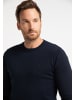 DreiMaster Herren Rundhalspullover in Marine